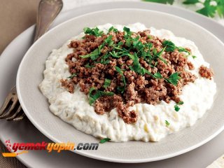 Kıymalı Alinazik Kebabı