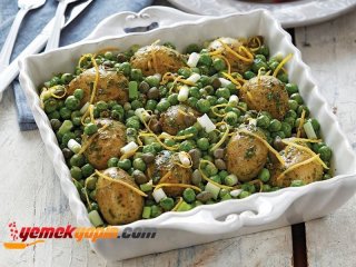 Bezelyeli Taze Patates Salatası