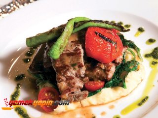 Ispanak Soteli Kuzu Fileto