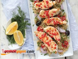 Kinoalı Ve Tavuk Etli Salata