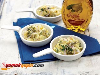 Taze Baharatlı Patates Salatası