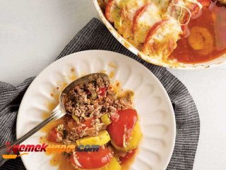 Fırında Kabak Dizme