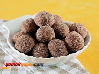 Kahveli Mini Kurabiye