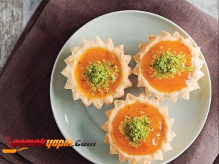 KARAMELLİ TRABZON HURMALI TARTÖLET