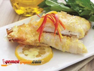 Baklava Hamuruna Sarılmış Levrek