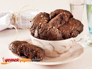 Fıstık Ezmeli ve Bisküvili Kurabiye