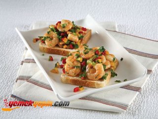 Ekmek Üstü Gurme Karides