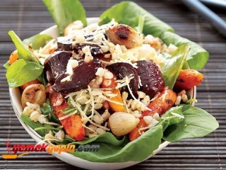 Peynirli Közlenmiş Sebze Salatası