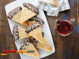 Fındıklı ve Çikolatalı Shortbread