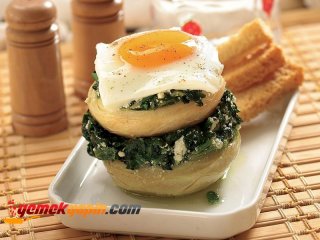 Ispanaklı Ve Göz Yumurtalı Enginar