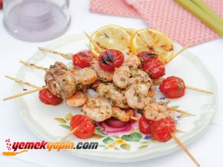 Nane Soslu Karides Izgara