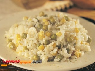 Kremalı ve Mısırlı Pilav