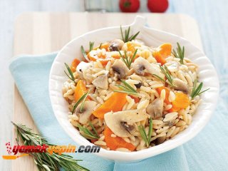 MANTARLI VE HAVUÇLU ŞEHRİYE PİLAVI