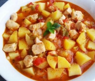 Tavuklu Patates Yemeği
