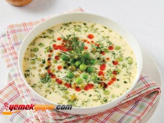 Patatesli Bezelye Çorbası
