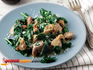 SARIMSAKLI KUŞBAŞI ETLİ ISPANAK