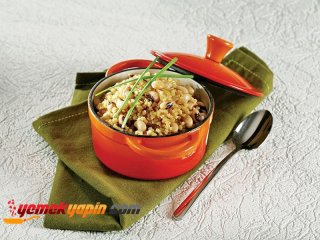 BÖRÜLCELİ KEPEKLİ BULGUR PİLAVI