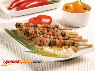 Sebzeli Kuzu Çöp Şiş