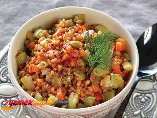 PIRASALI BULGUR PİLAVI
