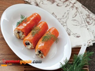 ZEYTİNYAĞLI HAVUÇ DOLMASI
