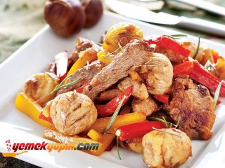 KESTANELİ VE ZENCEFİLLİ ET SOTE