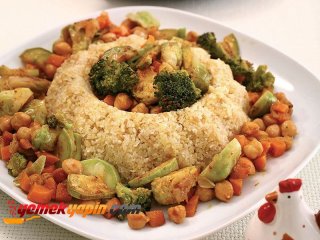 Vejetaryan Bulgur Pilavı