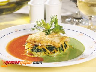 İKİ RENK SOSLU KALKAN FİLETOSU