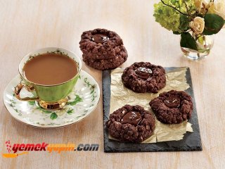 Çikolata Dolgulu Kurabiye