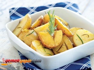 Fırında Biberiyeli Patates