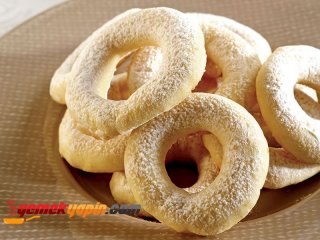 Portakallı Halka Kurabiyeler