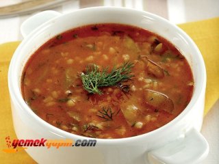 Fasulyeli Bulgur Çorbası