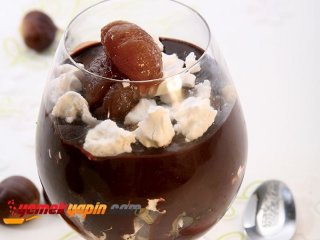 Kestaneli ve Çikolatalı Kup