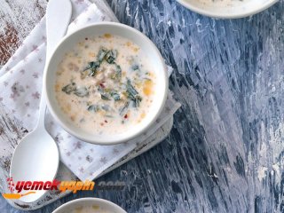 Soğuk Ayran Aşı Çorbası