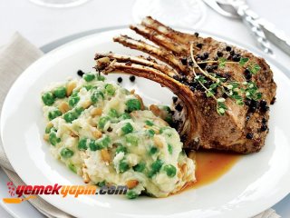 BEZELYELİ PATATES PÜRELİ FIRINDA BÜTÜN PİRZOLA