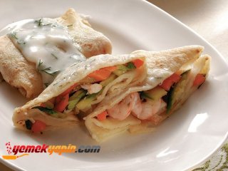 DENİZ ÜRÜNLÜ KREP