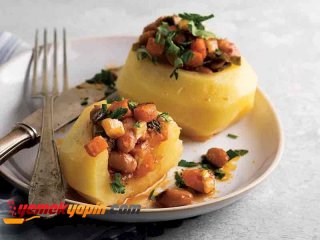 Patates Çanağında Barbunya