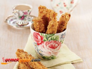 Yulaf Ezmeli Çubuk Kurabiye