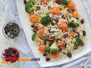 Pirinçli Sebze Salatası