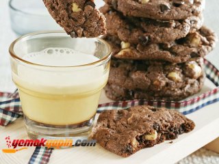 Duble Çikolatalı Kurabiye