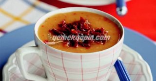 Pastırmalı Tarhana Çorbası