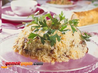 MANTARLI VE PASTIRMALI PİLAV