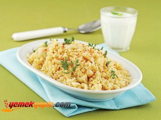 SARIMSAKLI BULGUR PİLAVI
