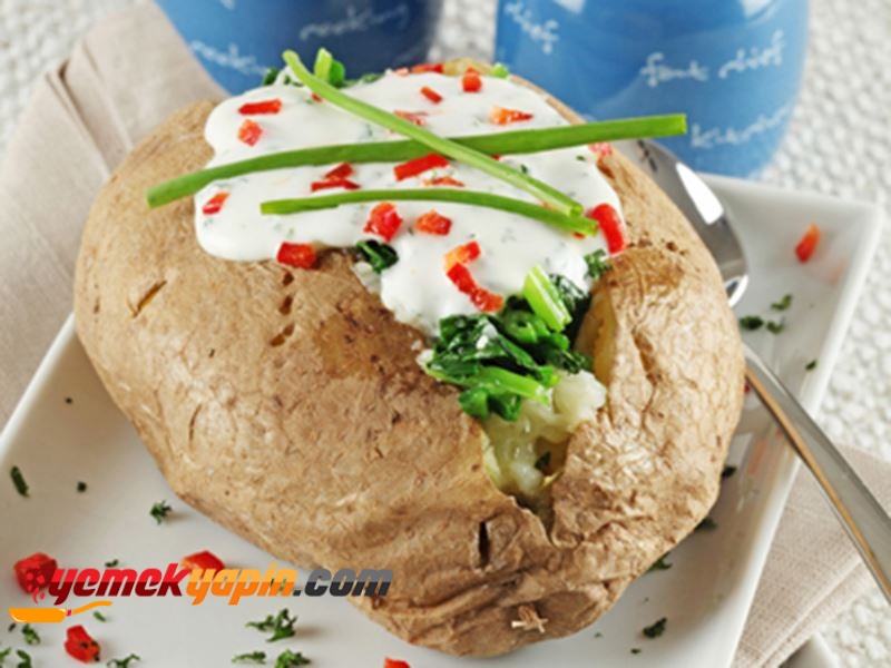 Ispanaklı Kumpir - Yemek Tarifleri